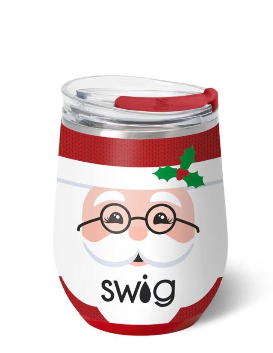 SWIG Christmas Stemless Wine Cup 12oz