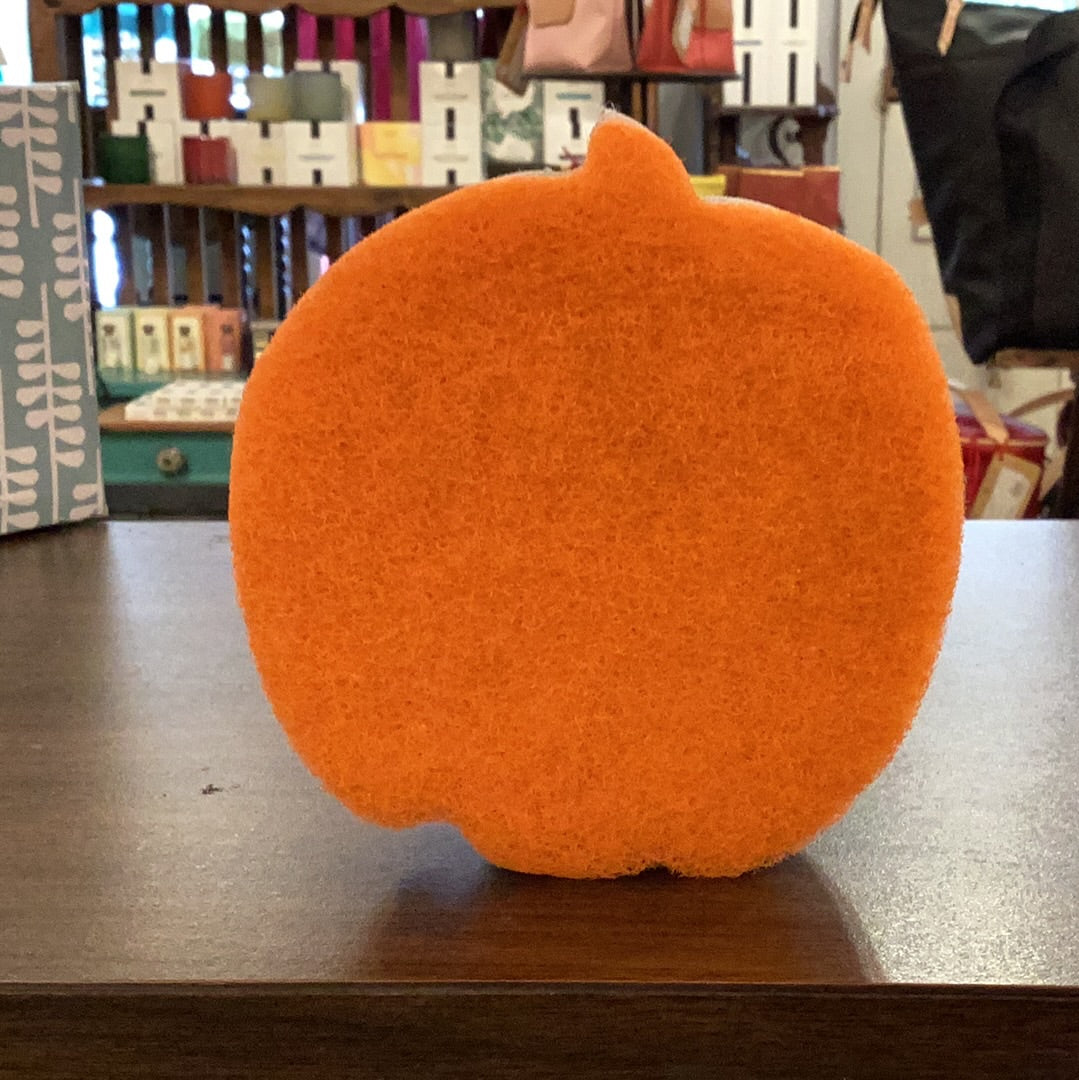 Buffalo Plaid Pumpkin Sponge