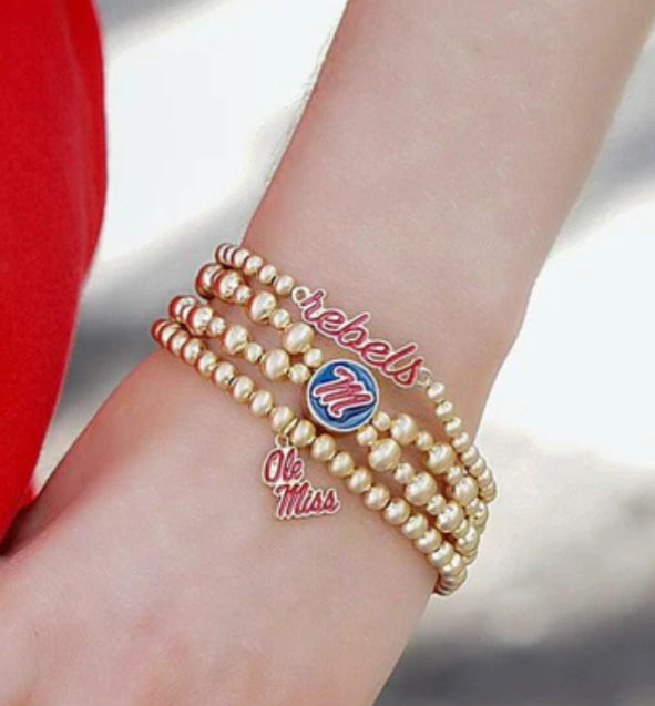 Ole Miss Rebels Bracelet
