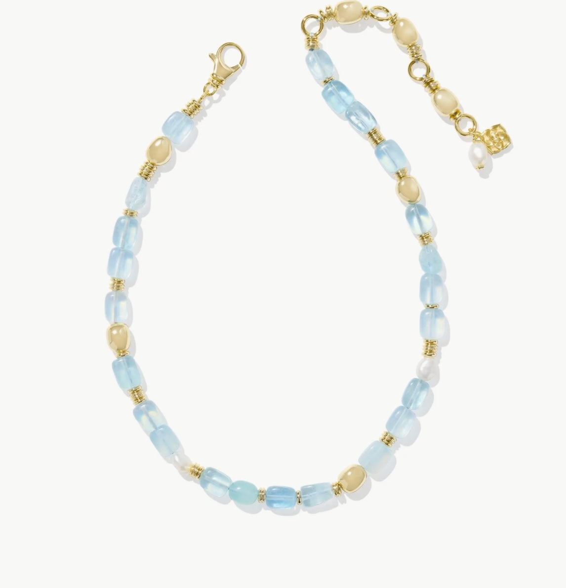Melody Gold Beaded Strand Necklace