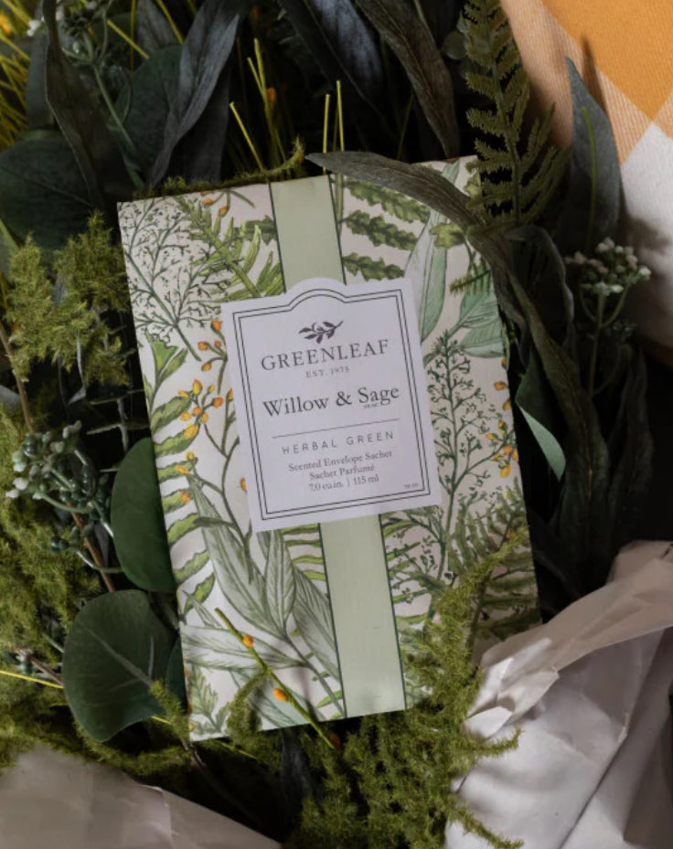 Green Leaf Large Sachet
