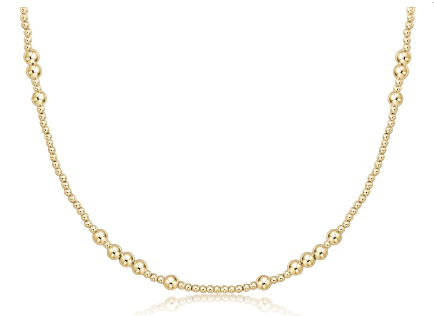 Choker Hope Unwritten - 4mm Gold