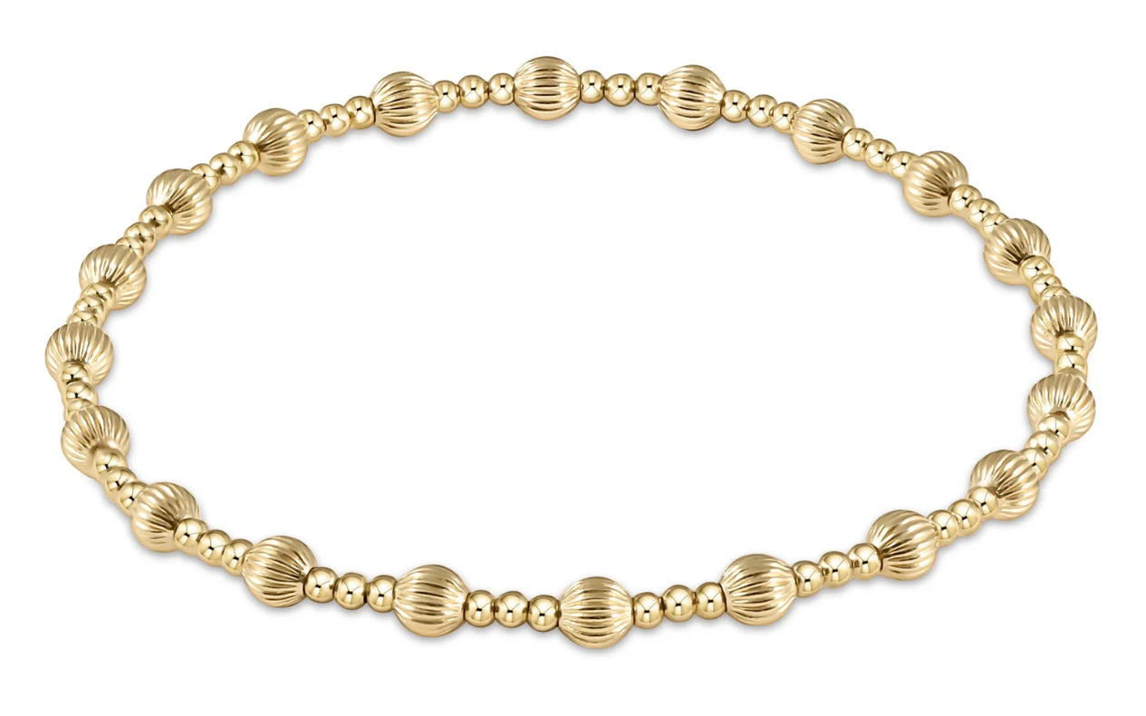 Dignity Sincerity Pattern 4mm Bead Bracelet