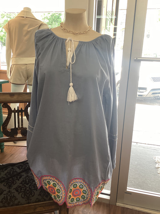 Monaco Embroidered Tunic
