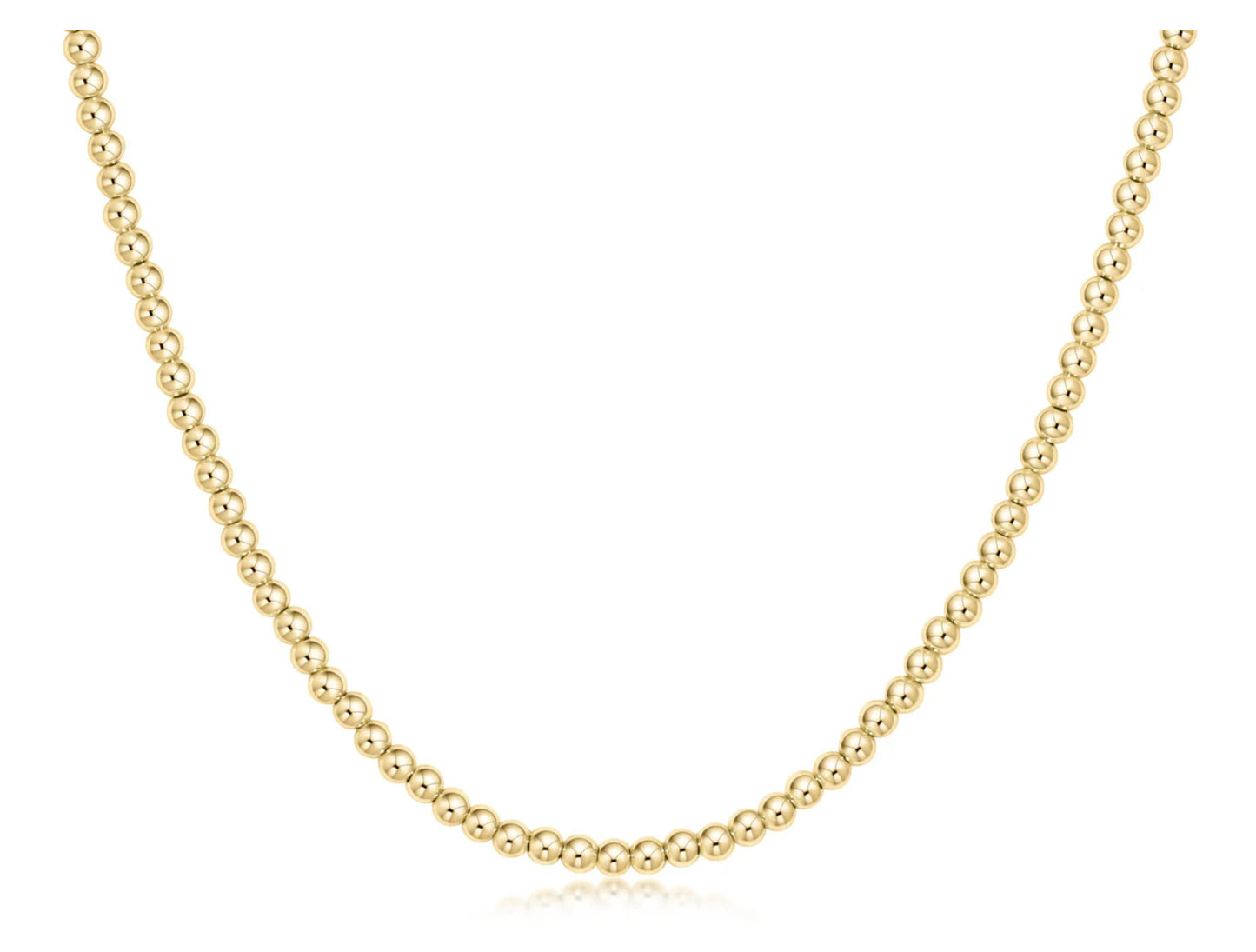 Choker Classic Gold 3mm Bead