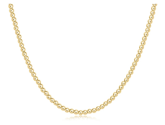 Choker Classic Gold 3mm Bead