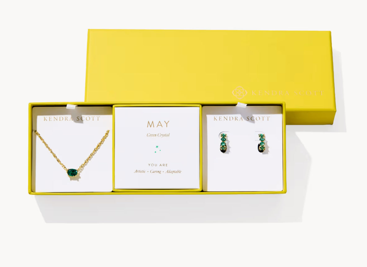 Cailin Gold Birthstone Gift Set of 2