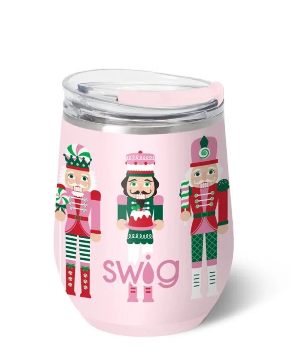 SWIG Christmas Stemless Wine Cup 12oz