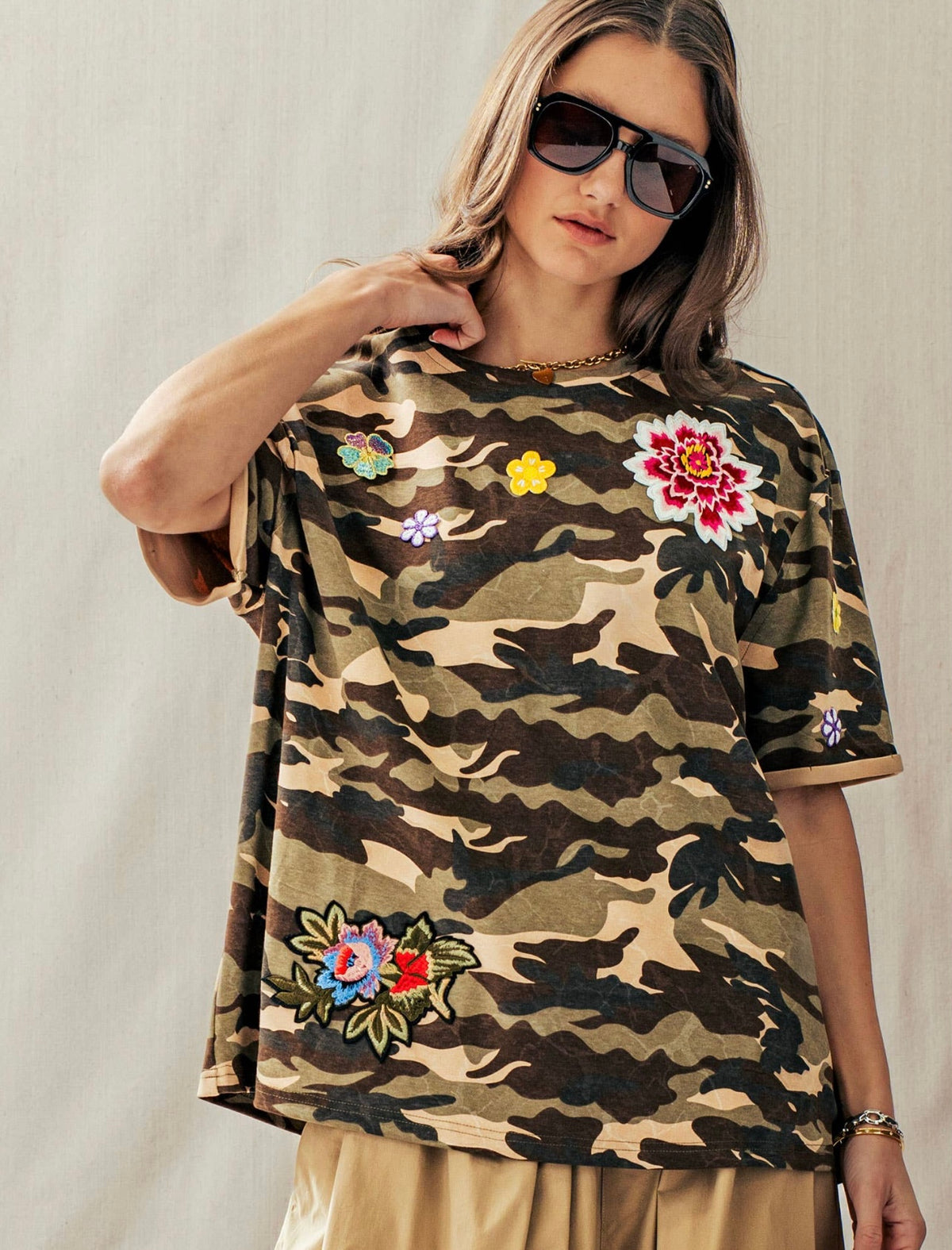 Patch Work Camo Tee