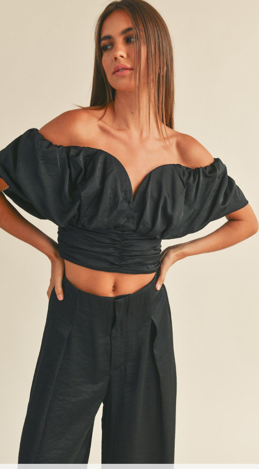 Off-Shoulder Evening Top
