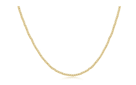 Choker Classic Gold 2mm Bead