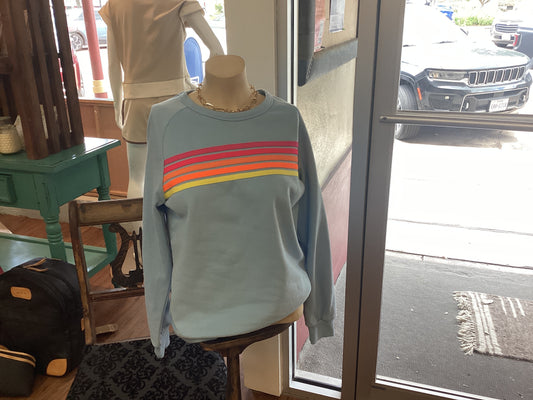 Stripe Pullover/Short Set