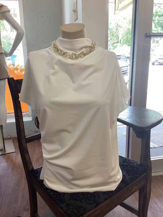 City Girl Chic White Blouse