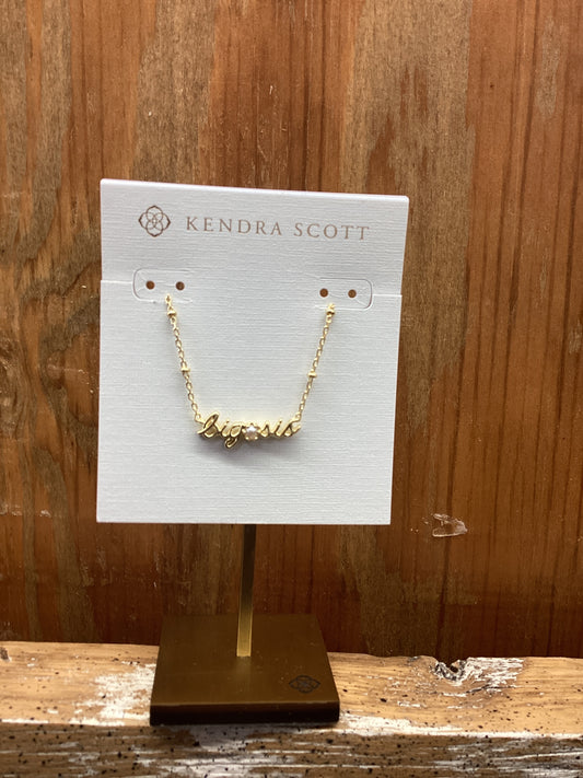 Big Sis Short Pendant Necklace