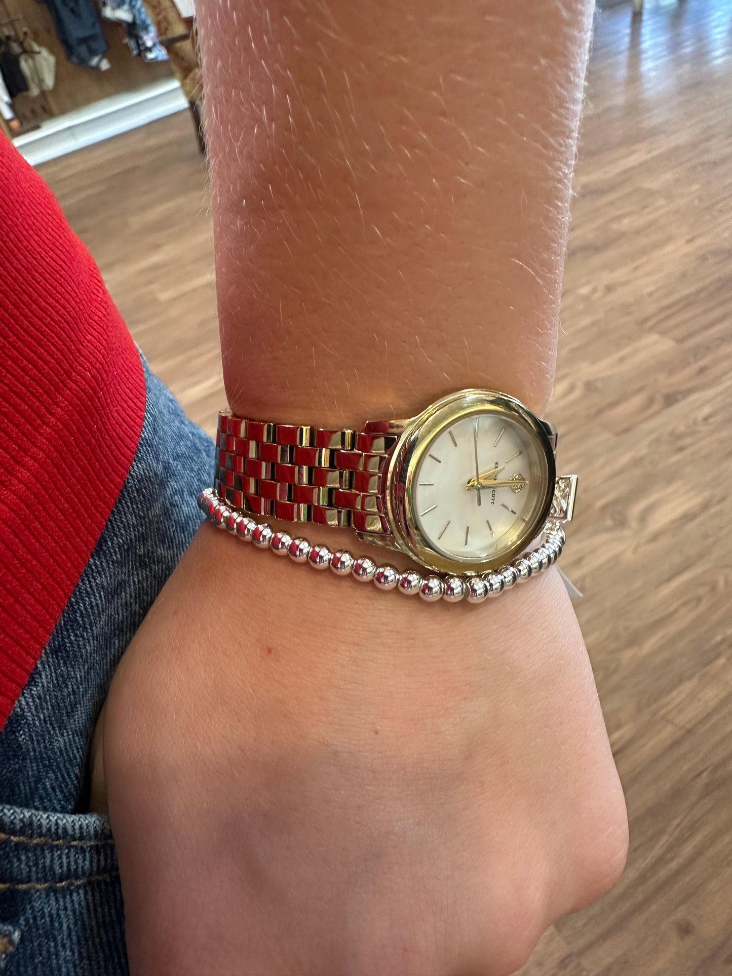 Kinsley Shiny Silver Bracelet