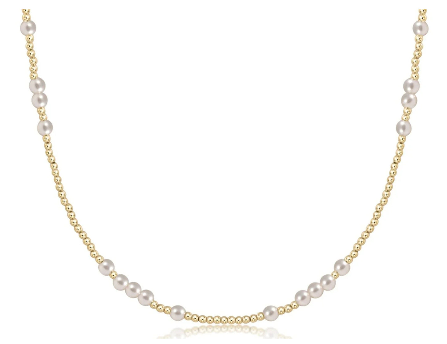 Choker Hope Unwritten - 4mm Pearl