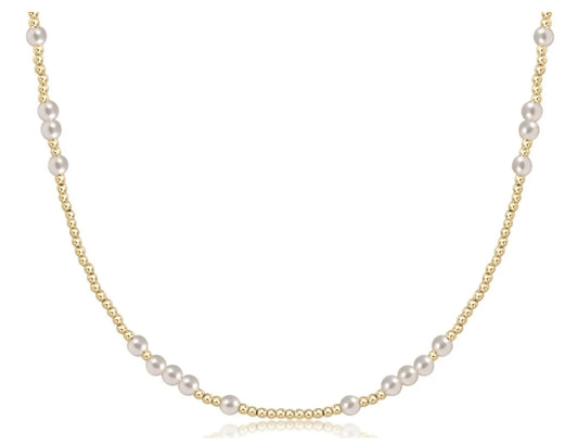 Choker Hope Unwritten - 4mm Pearl