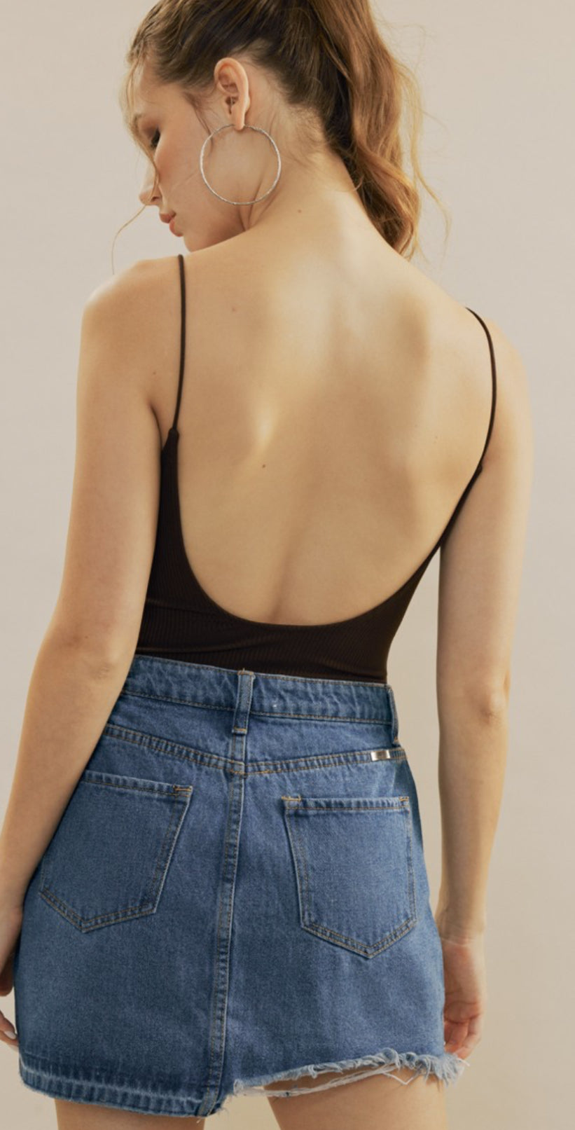 Denim Mini Skirt