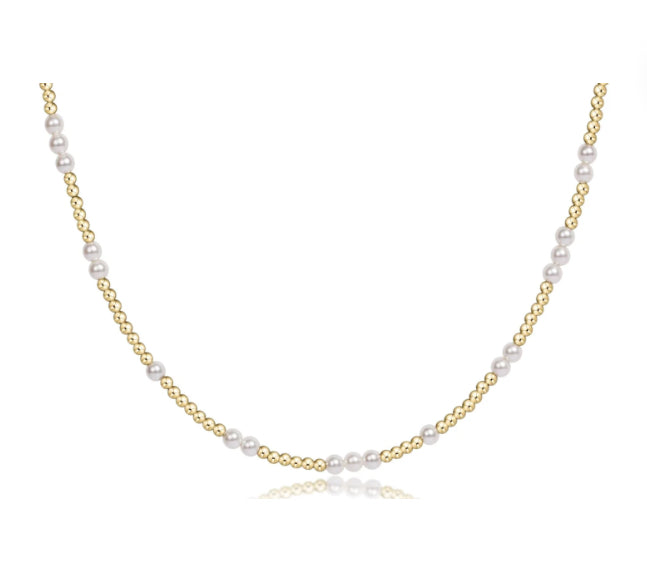 Choker Hope Unwritten - 3mm pearl