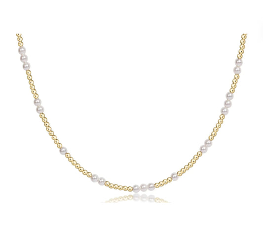 Choker Hope Unwritten - 3mm pearl