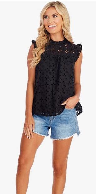 Bianca Eyelit Tank