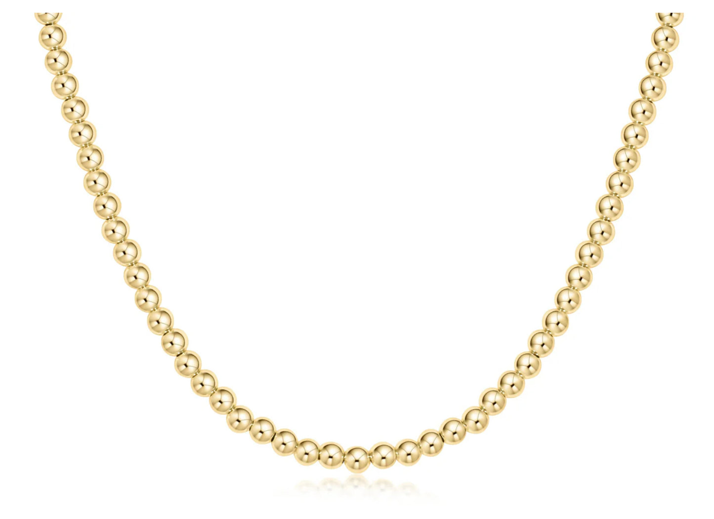 Choker Classic Gold 4mm Bead