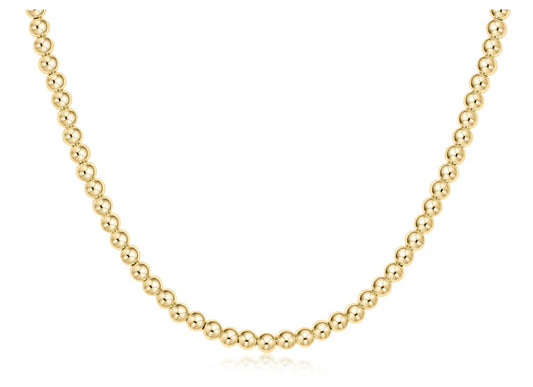Choker Classic Gold 4mm Bead