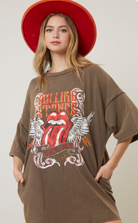 Rolling Stones T-Shirt Dress