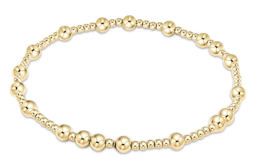 Hope Unwritten 4mm Bead Bracelet - Gold