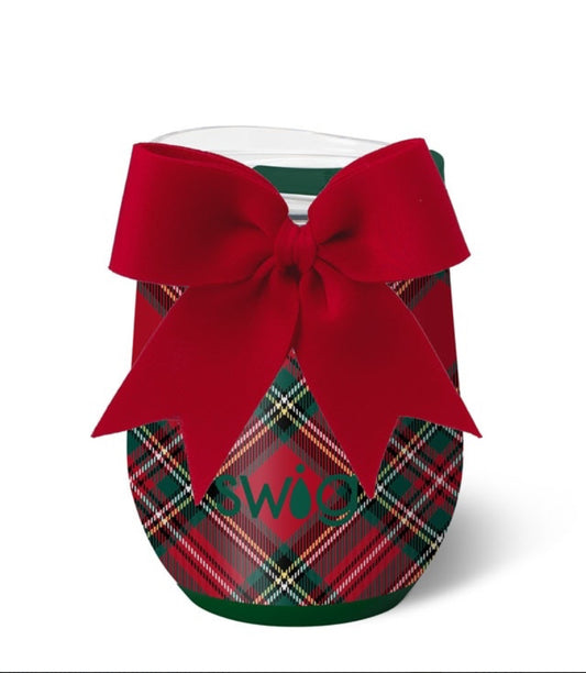 SWIG Christmas Stemless Wine Cup 12oz