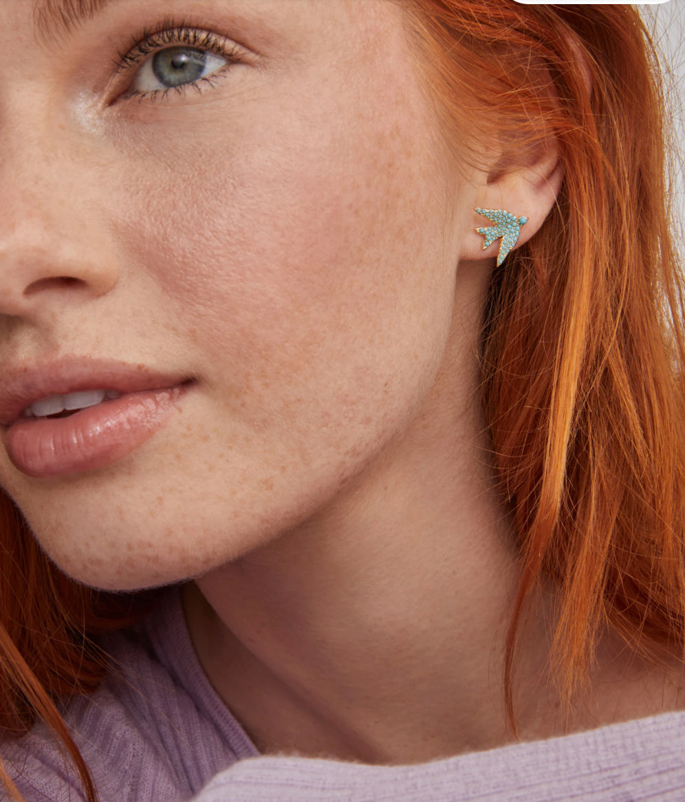 Melody Bird Stud Earrings