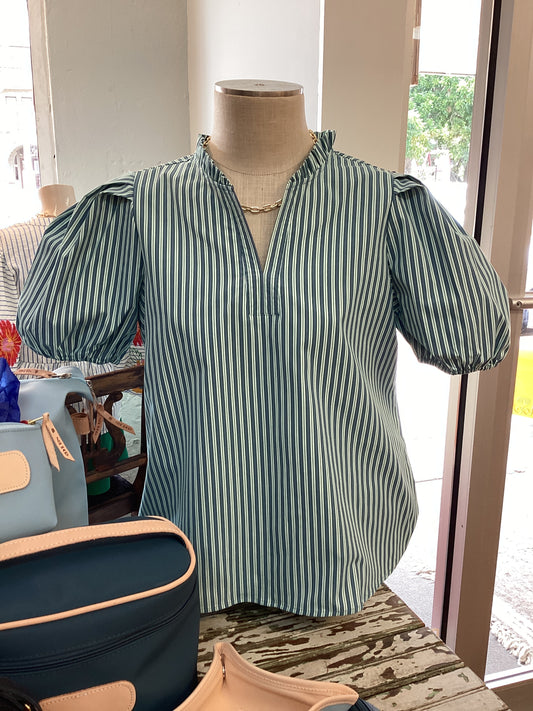 Turquoise Twist Top