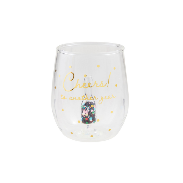 Cheers Birthday Glass