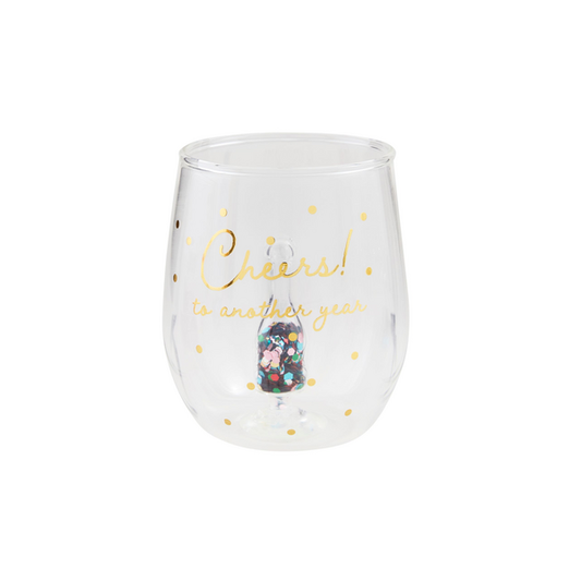 Cheers Birthday Glass