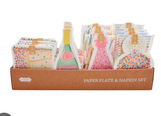 Paper Plate and Napkin Set