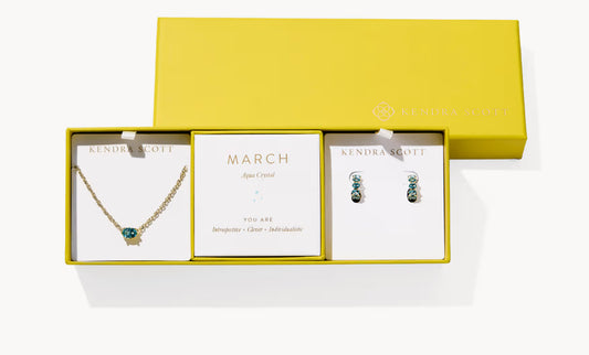 Cailin Gold Birthstone Gift Set of 2