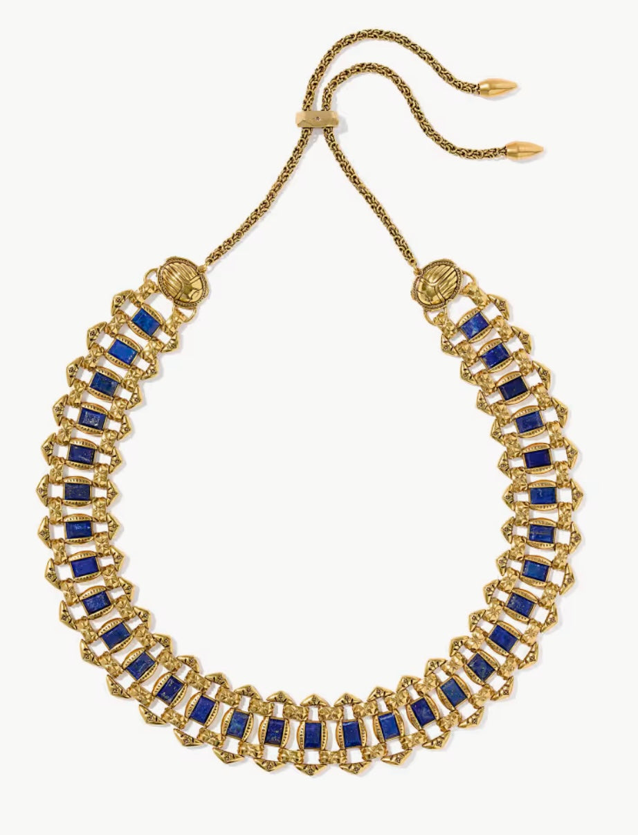 Catherine Vintage Gold Statement Necklace