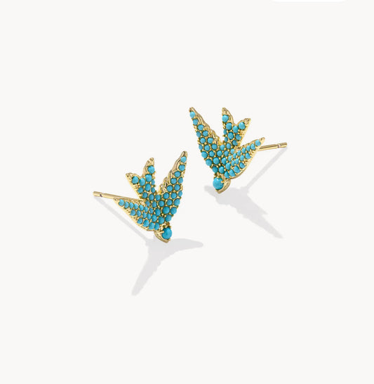 Melody Bird Stud Earrings