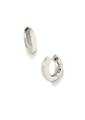 Mikki Metal Huggie Earrings