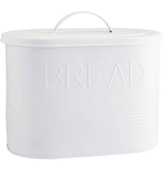 Embossed Tin Bread Box