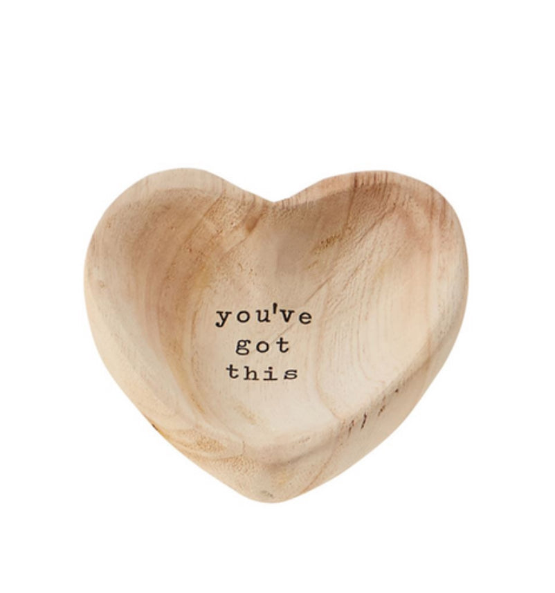 You’ve Got This Wood Trinket Tray