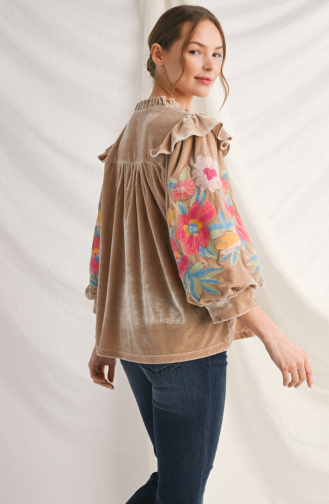 Willow Velvet Blouse