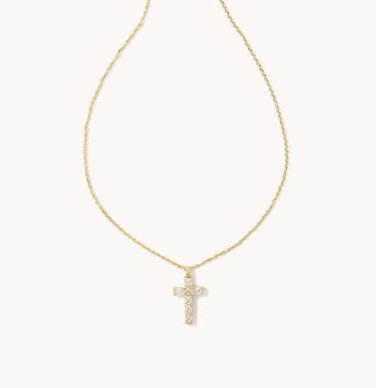 Gracie Cross Pendant Necklace