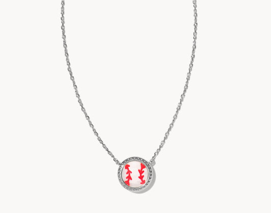 Baseball Short Pendant Necklace