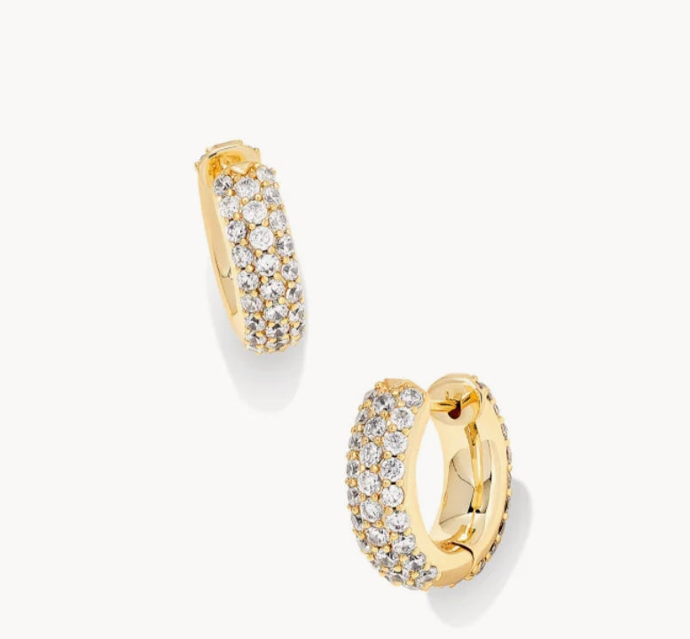 Mikki Pave Huggie Earring