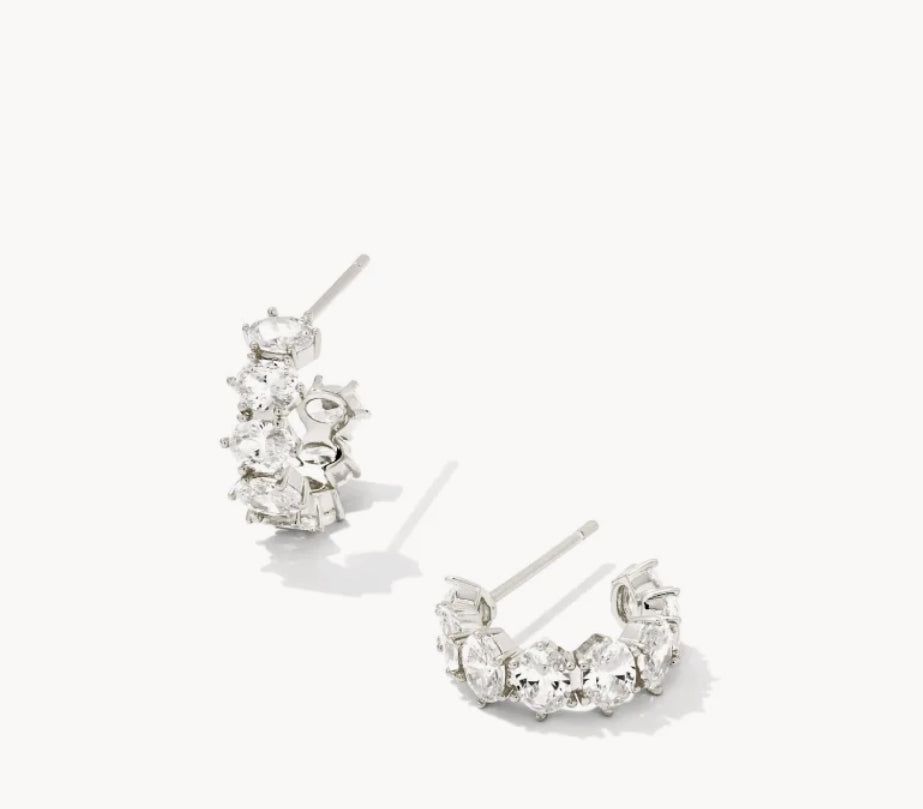 Cailin Crystal Huggie Earring