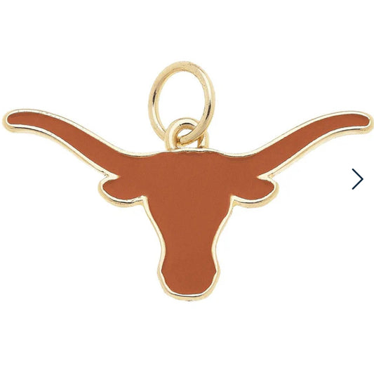 Texas Longhorns Enamel Charm