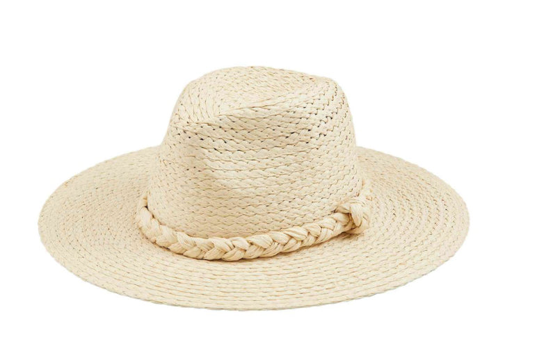 Braided Straw Fedora