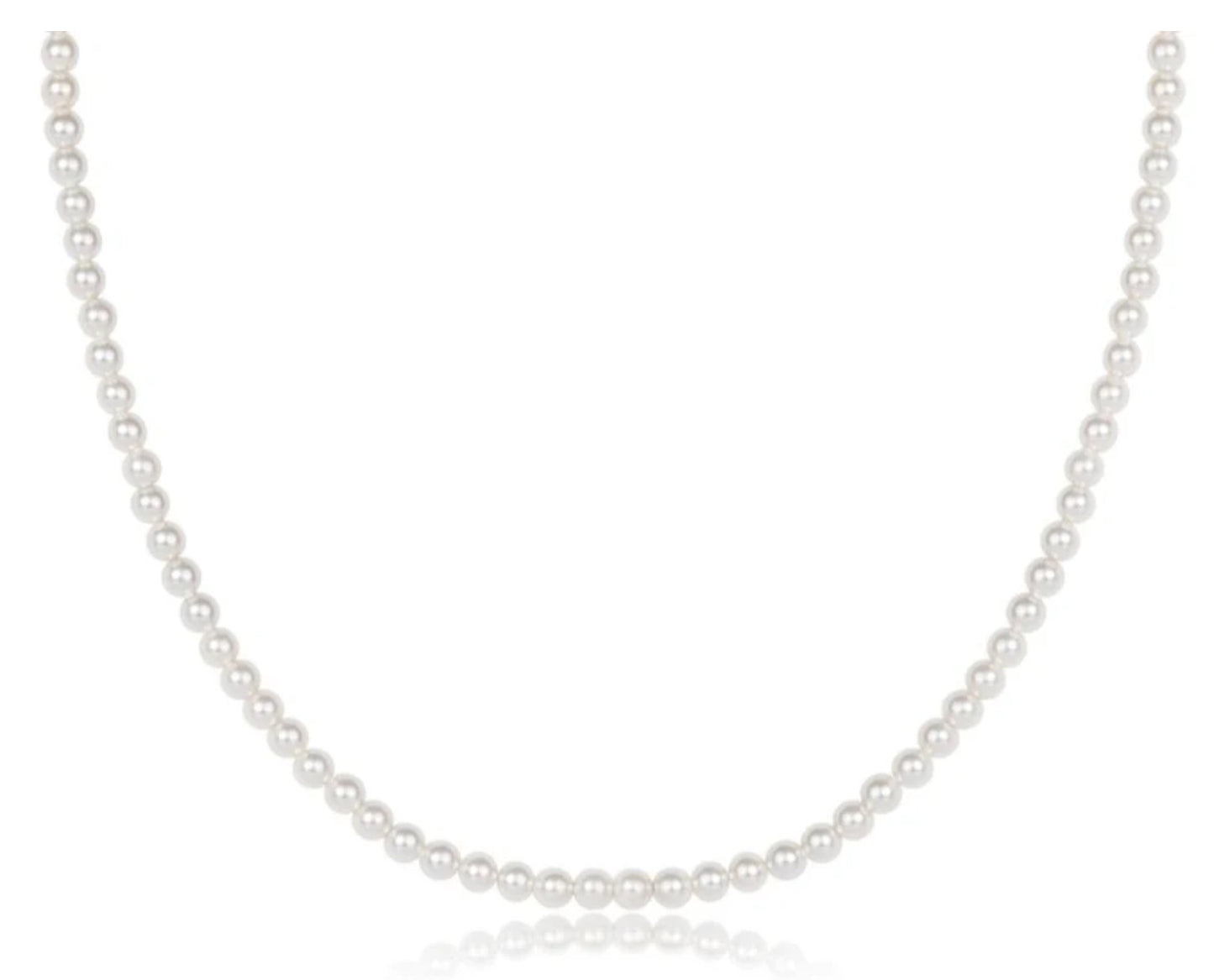 Choker Classic Pearl 3mm Bead