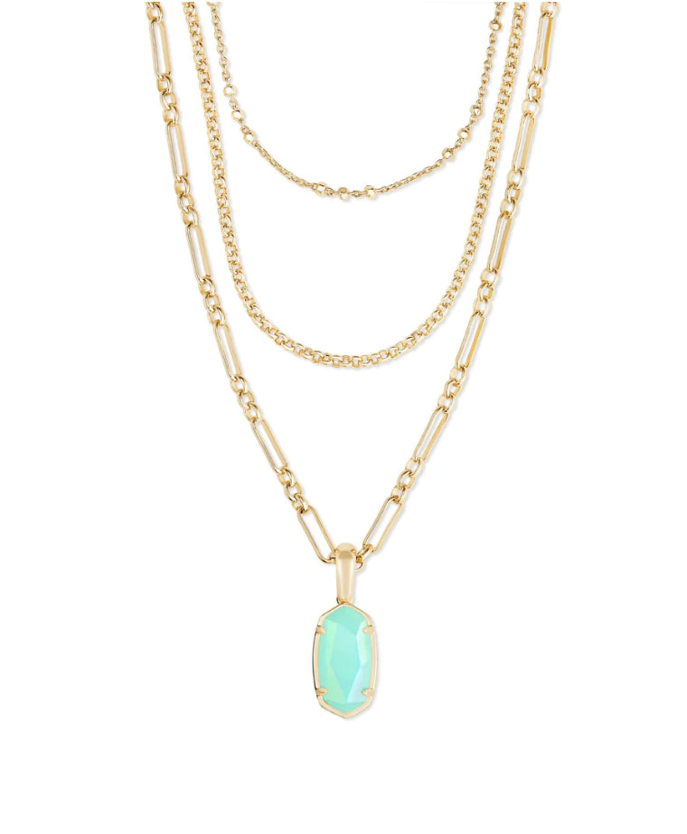 Elisa Triple Strand Necklace